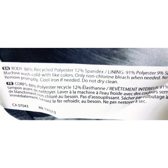 Marika Womens Black White Scoop Neck Removable Pads Sports Bra Sz XL New - Picture 8 of 8